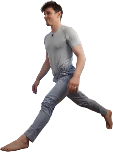 Active: a long standing lunge